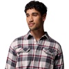 image:imageColumbia Flare Gun Stretch FlannelDark Stone Trails Edge Plaid