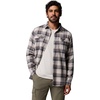 image:imageColumbia Flare Gun Stretch FlannelDark StoneDispersed Plaid