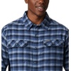 image:imageColumbia Flare Gun Stretch FlannelNight Tide Grid Plaid