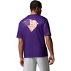 image:imageColumbia Mens Collegiate Terminal Tackle Short Sleeve ShirtCle  Vivid Purple Stateriot