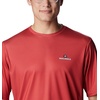 image:imageColumbia Mens Collegiate Terminal Tackle Short Sleeve ShirtUga  Bright Red Stateriot