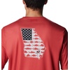 image:imageColumbia Mens Collegiate Terminal Tackle Short Sleeve ShirtUga  Bright Red Stateriot