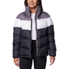 image:imageColumbia Puffect II Colorblock JacketBlackWhiteCity Grey
