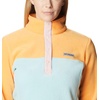 image:imageColumbia Womens Benton Springs Half Snap II Pull Over Fleece Jacket Dark StoneCanoeVintage Blue 3XAqua HazeSunset PeachDusty Pink