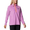image:imageColumbia Womens Benton Springs Half Snap II Pull Over Fleece Jacket Dark StoneCanoeVintage Blue 3XBlossom PinkSalmon