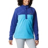 image:imageColumbia Womens Benton Springs Half Snap II Pull Over Fleece Jacket Dark StoneCanoeVintage Blue 3XBlue ChillDark Sapphire