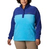 image:imageColumbia Womens Benton Springs Half Snap II Pull Over Fleece Jacket Dark StoneCanoeVintage Blue 3XBlue ChillDark Sapphire