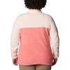 image:imageColumbia Womens Benton Springs Half Snap II Pull Over Fleece Jacket Dark StoneCanoeVintage Blue 3XBlush PinkPeach Blossom