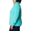 image:imageColumbia Womens Benton Springs Half Snap II Pull Over Fleece Jacket Dark StoneCanoeVintage Blue 3XBright Aqua