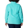 image:imageColumbia Womens Benton Springs Half Snap II Pull Over Fleece Jacket Dark StoneCanoeVintage Blue 3XBright Aqua