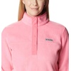image:imageColumbia Womens Benton Springs Half Snap II Pull Over Fleece Jacket Dark StoneCanoeVintage Blue 3XCamellia Rose