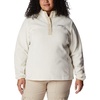 image:imageColumbia Womens Benton Springs Half Snap II Pull Over Fleece Jacket Dark StoneCanoeVintage Blue 3XChalkAncient Fossil