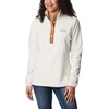 image:imageColumbia Womens Benton Springs Half Snap II Pull Over Fleece Jacket Dark StoneCanoeVintage Blue 3XChalkChalkCamel Brown