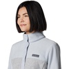 image:imageColumbia Womens Benton Springs Half Snap II Pull Over Fleece Jacket Dark StoneCanoeVintage Blue 3XCirrus Grey Heather
