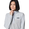 image:imageColumbia Womens Benton Springs Half Snap II Pull Over Fleece Jacket Dark StoneCanoeVintage Blue 3XCirrus Grey Heather