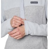 image:imageColumbia Womens Benton Springs Half Snap II Pull Over Fleece Jacket Dark StoneCanoeVintage Blue 3XCirrus Grey Heather