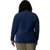 image:imageColumbia Womens Benton Springs Half Snap II Pull Over Fleece Jacket Dark StoneCanoeVintage Blue 3XCollegiate Navy