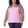 image:imageColumbia Womens Benton Springs Half Snap II Pull Over Fleece Jacket Dark StoneCanoeVintage Blue 3XCosmosFig
