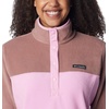 image:imageColumbia Womens Benton Springs Half Snap II Pull Over Fleece Jacket Dark StoneCanoeVintage Blue 3XCosmosFig