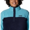 image:imageColumbia Womens Benton Springs Half Snap II Pull Over Fleece Jacket Dark StoneCanoeVintage Blue 3XDark NocturnalSea Wave
