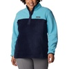 image:imageColumbia Womens Benton Springs Half Snap II Pull Over Fleece Jacket Dark StoneCanoeVintage Blue 3XDark NocturnalSea Wave