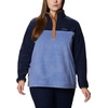 image:imageColumbia Womens Benton Springs Half Snap II Pull Over Fleece Jacket Dark StoneCanoeVintage Blue 3XDark NocturnalVelvet Cove
