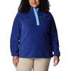 image:imageColumbia Womens Benton Springs Half Snap II Pull Over Fleece Jacket Dark StoneCanoeVintage Blue 3XDark SapphireVista Blue