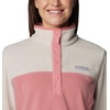 image:imageColumbia Womens Benton Springs Half Snap II Pull Over Fleece Jacket Dark StoneCanoeVintage Blue 3XDark StonePink Agave