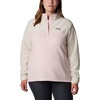 image:imageColumbia Womens Benton Springs Half Snap II Pull Over Fleece Jacket Dark StoneCanoeVintage Blue 3XDusty PinkDark StoneDusty Pink