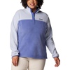 image:imageColumbia Womens Benton Springs Half Snap II Pull Over Fleece Jacket Dark StoneCanoeVintage Blue 3XEveWhisper