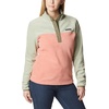 image:imageColumbia Womens Benton Springs Half Snap II Pull Over Fleece Jacket Dark StoneCanoeVintage Blue 3XFaded PeachSafariStone Green