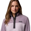 image:imageColumbia Womens Benton Springs Half Snap II Pull Over Fleece Jacket Dark StoneCanoeVintage Blue 3XLavender PearlShale PurpleShark