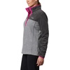 image:imageColumbia Womens Benton Springs Half Snap II Pull Over Fleece Jacket Dark StoneCanoeVintage Blue 3XLight Grey HeatherShark