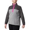 image:imageColumbia Womens Benton Springs Half Snap II Pull Over Fleece Jacket Dark StoneCanoeVintage Blue 3XLight Grey HeatherShark
