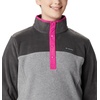 image:imageColumbia Womens Benton Springs Half Snap II Pull Over Fleece Jacket Dark StoneCanoeVintage Blue 3XLight Grey HeatherShark