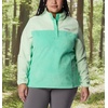 image:imageColumbia Womens Benton Springs Half Snap II Pull Over Fleece Jacket Dark StoneCanoeVintage Blue 3XLight JadeKey West