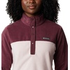image:imageColumbia Womens Benton Springs Half Snap II Pull Over Fleece Jacket Dark StoneCanoeVintage Blue 3XMalbecMineral Pink