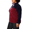 image:imageColumbia Womens Benton Springs Half Snap II Pull Over Fleece Jacket Dark StoneCanoeVintage Blue 3XMarionberryDark NocturnalGumdrop