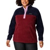 image:imageColumbia Womens Benton Springs Half Snap II Pull Over Fleece Jacket Dark StoneCanoeVintage Blue 3XMarionberryDark NocturnalGumdrop