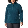 image:imageColumbia Womens Benton Springs Half Snap II Pull Over Fleece Jacket Dark StoneCanoeVintage Blue 3XNight Wave