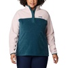 image:imageColumbia Womens Benton Springs Half Snap II Pull Over Fleece Jacket Dark StoneCanoeVintage Blue 3XNight WaveDusty PinkNight Wave