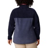 image:imageColumbia Womens Benton Springs Half Snap II Pull Over Fleece Jacket Dark StoneCanoeVintage Blue 3XNocturnalDark NocturnalCamellia Rose