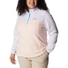 image:imageColumbia Womens Benton Springs Half Snap II Pull Over Fleece Jacket Dark StoneCanoeVintage Blue 3XPeach BlossomPurple TintSpring Blue