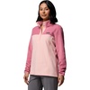 image:imageColumbia Womens Benton Springs Half Snap II Pull Over Fleece Jacket Dark StoneCanoeVintage Blue 3XPink SandRosette