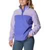 image:imageColumbia Womens Benton Springs Half Snap II Pull Over Fleece Jacket Dark StoneCanoeVintage Blue 3XPurple LotusFrosted Purple