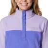 image:imageColumbia Womens Benton Springs Half Snap II Pull Over Fleece Jacket Dark StoneCanoeVintage Blue 3XPurple LotusFrosted Purple