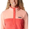 image:imageColumbia Womens Benton Springs Half Snap II Pull Over Fleece Jacket Dark StoneCanoeVintage Blue 3XRed HibiscusCoral Reef