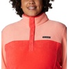 image:imageColumbia Womens Benton Springs Half Snap II Pull Over Fleece Jacket Dark StoneCanoeVintage Blue 3XRed HibiscusCoral Reef
