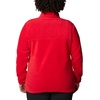 image:imageColumbia Womens Benton Springs Half Snap II Pull Over Fleece Jacket Dark StoneCanoeVintage Blue 3XRed Lily