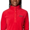 image:imageColumbia Womens Benton Springs Half Snap II Pull Over Fleece Jacket Dark StoneCanoeVintage Blue 3XRed Lily
